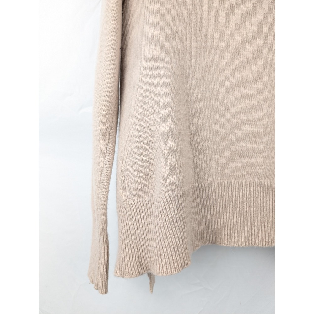 J Crew Cashmere Wool Open Front Cardigan Size XS Tan Minimalist Luxury Staple - Picture 9 of 10